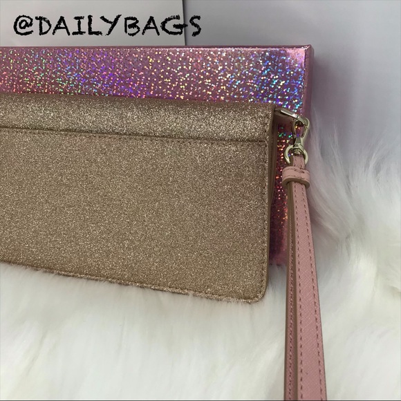 KATE SPADE JOELEY MULTI FUNCTIONAL WALLET GOLD - Picture 4 of 8